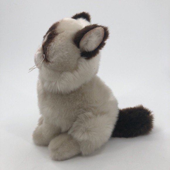 Gund Grumpy Cat Plush Stuffed Animal Sitting Gray Grey Eyes Siamese Himalayan 9" - Picture 3 of 9
